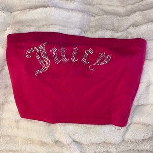SIZE S HOT PINK JUICY TUBE TOP